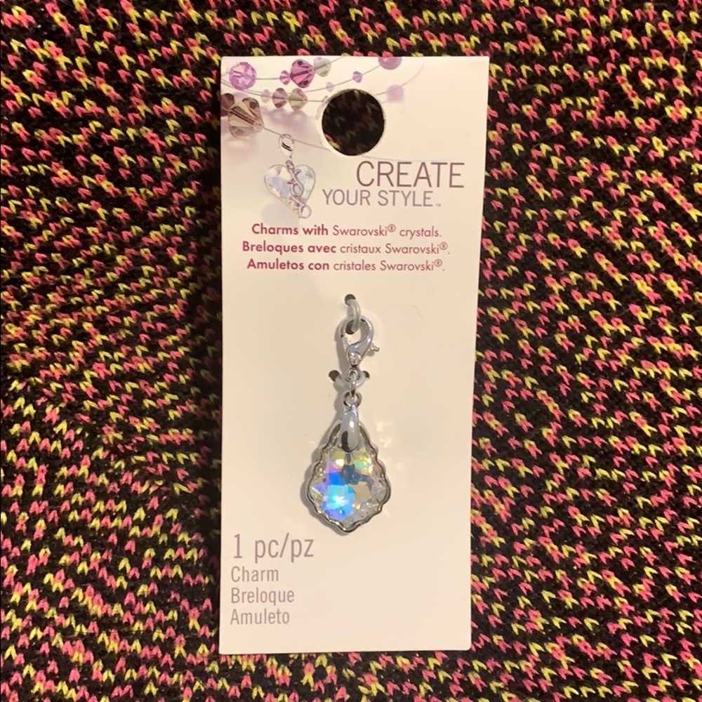 Swarovski crystal charm from Michael’s